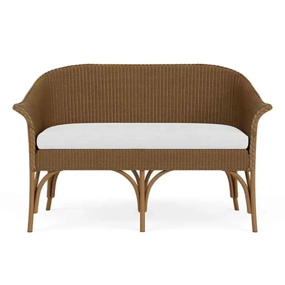All Seasons Settee Sunbrella Cushion Wicker Outdoor - LOOMLAN - Lloyd Flanders - Outdoor Sofas & Loveseats