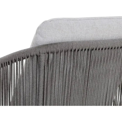 Allariz Fabric Outdoor Dining Armchair-Outdoor Dining Chairs-SUNPAN-LOOMLAN