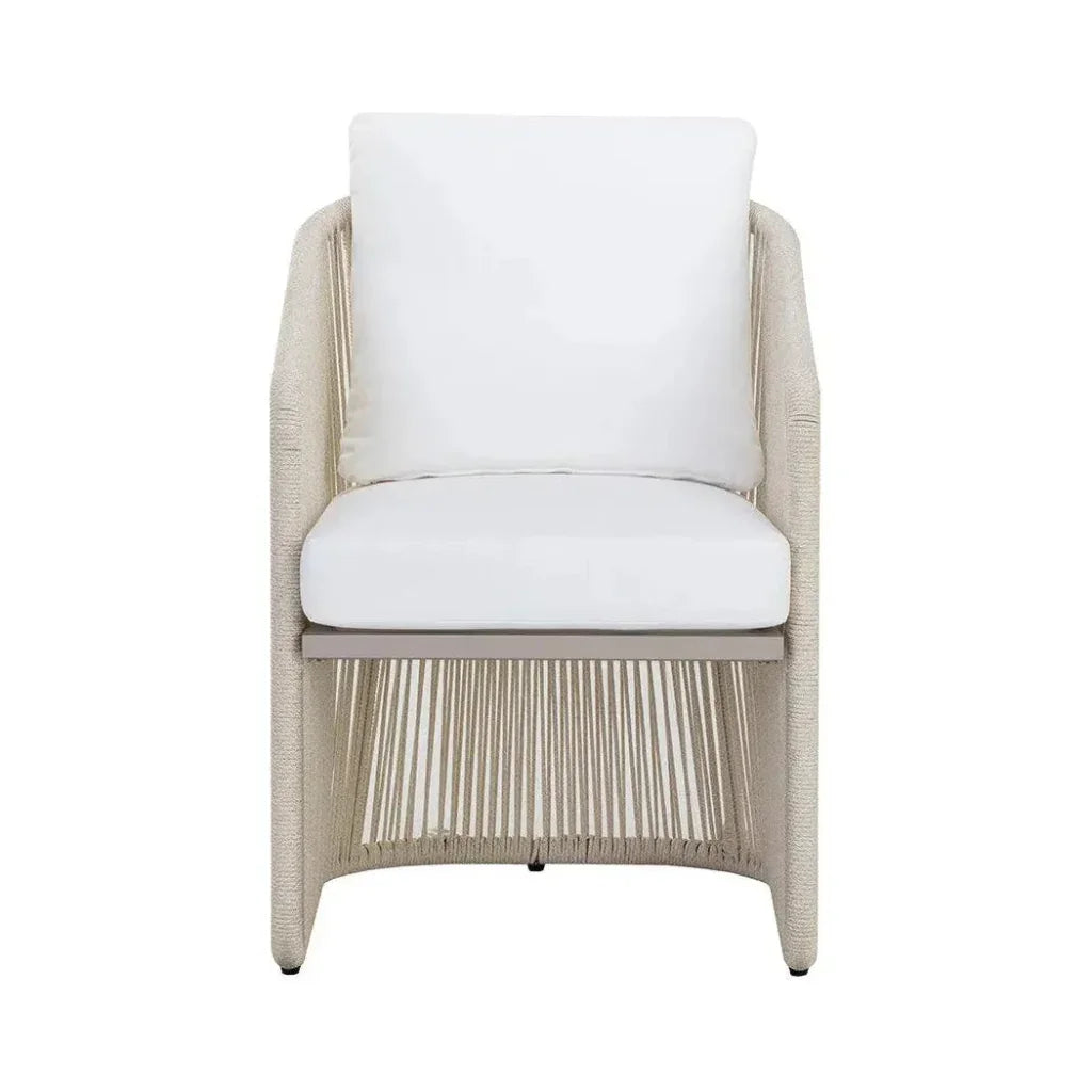 Allariz Fabric Outdoor Dining Armchair-Outdoor Dining Chairs-SUNPAN-LOOMLAN