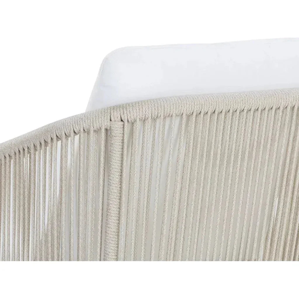 Allariz Fabric Outdoor Dining Armchair-Outdoor Dining Chairs-SUNPAN-LOOMLAN