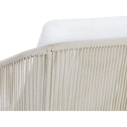 Allariz Fabric Outdoor Dining Armchair-Outdoor Dining Chairs-SUNPAN-LOOMLAN