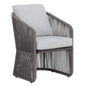 Allariz Fabric Outdoor Dining Armchair-Outdoor Dining Chairs-SUNPAN-Gracebay Light Grey-LOOMLAN