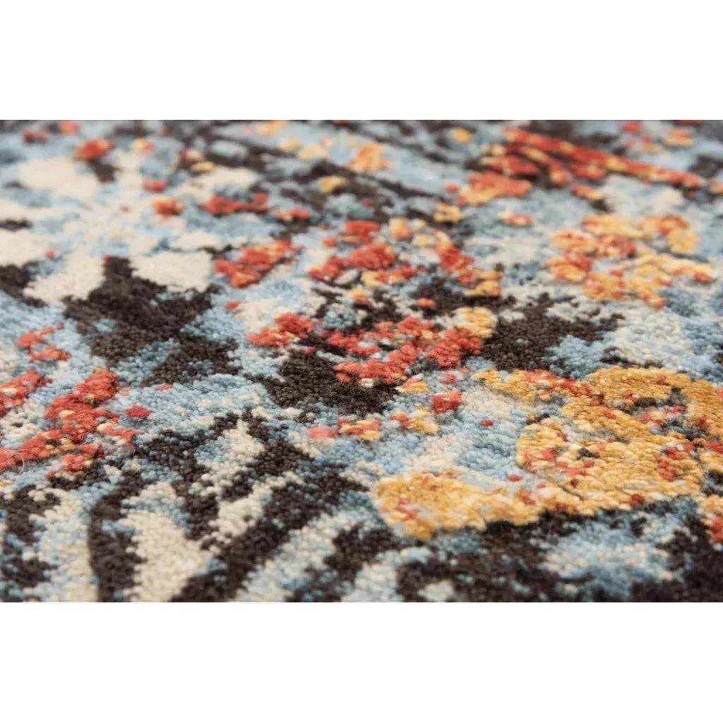 Alli Abstract Blue Large Area Rugs For Living Room - LOOMLAN - LOOMLAN - Area Rugs