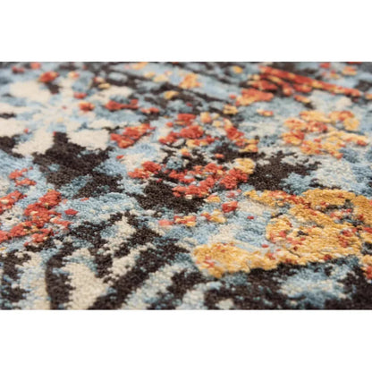 Alli Abstract Blue Large Area Rugs For Living Room - LOOMLAN - LOOMLAN - Area Rugs