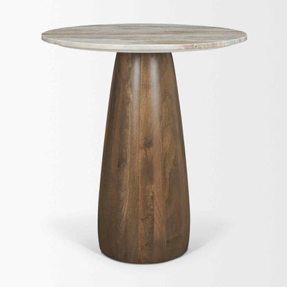 Allyson Marble Top Round Bistro Table