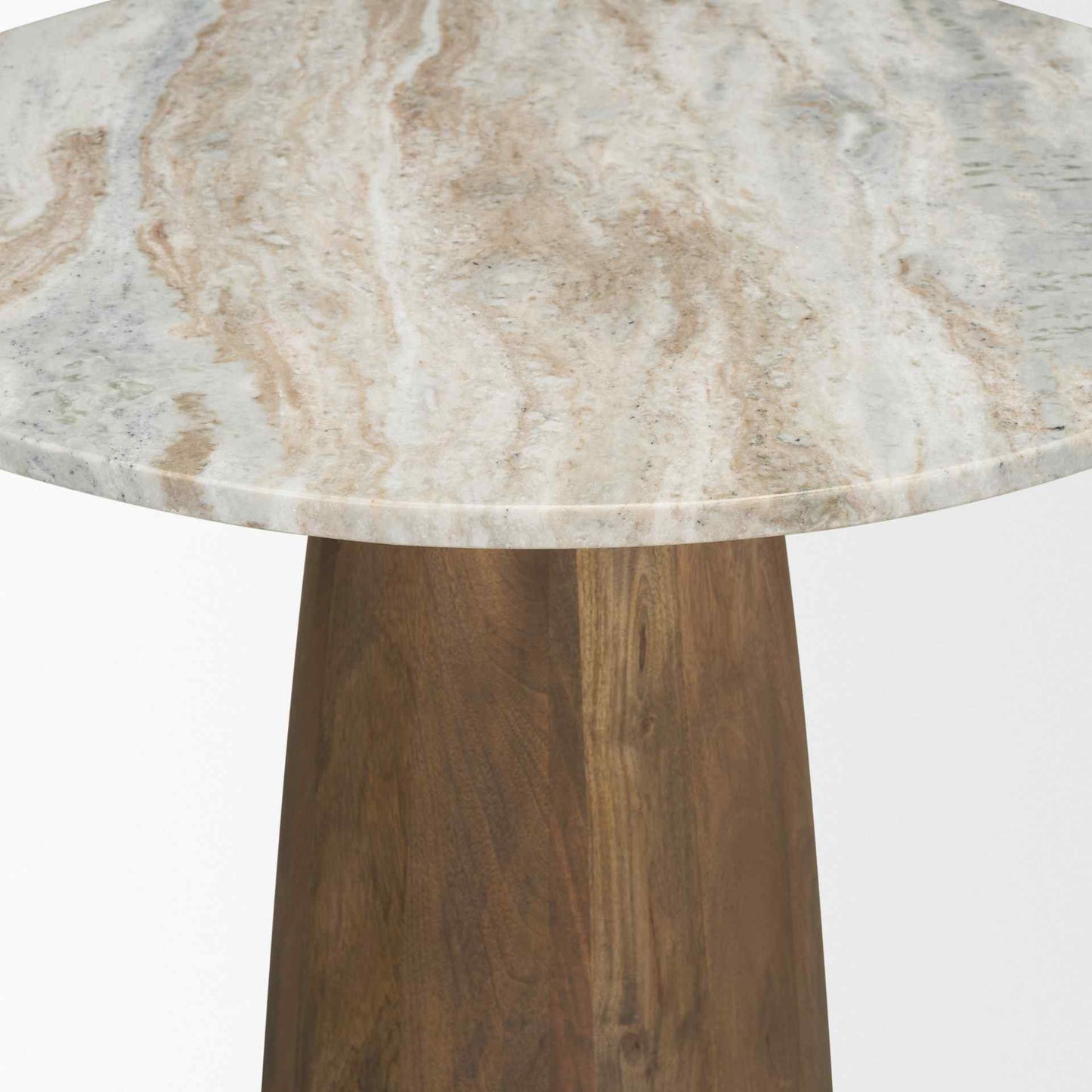 Allyson Marble Top Round Bistro Table