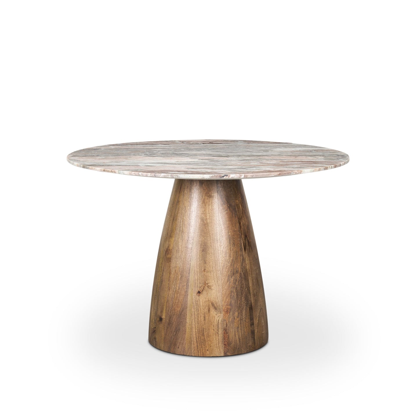 Allyson Marble Top Round Dining Table-Dining Tables-Mercana-LOOMLAN
