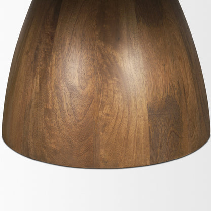 Allyson Pink Marble Top Round Coffee Table