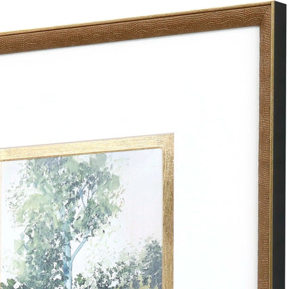 Along the Way Wood Blue Framed Wall Art 4PC