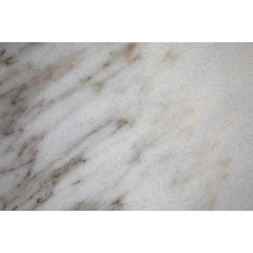 Alonzo Rectangle Marble Top Side Table