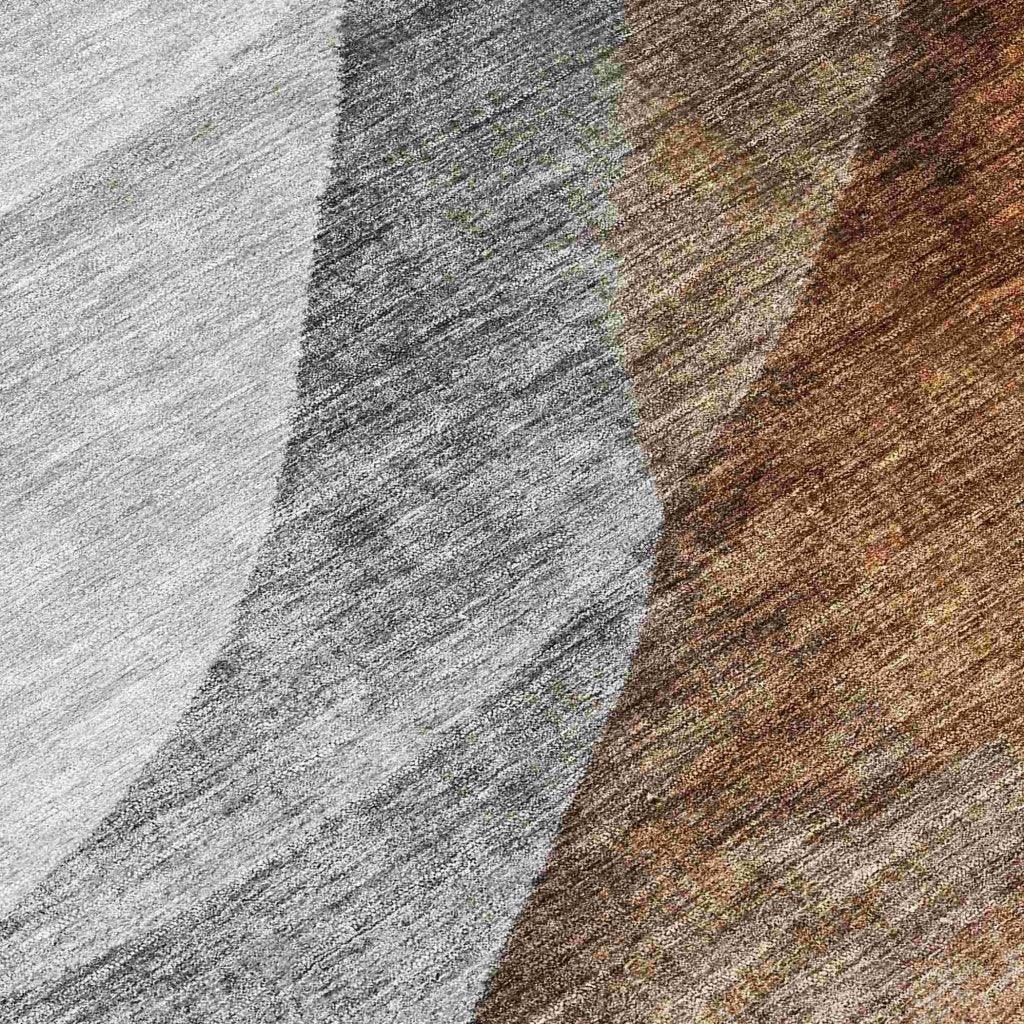 Alora Brown Washable Indoor - Outdoor Rug - LOOMLAN - LOOMLAN Rugs - Outdoor Rugs