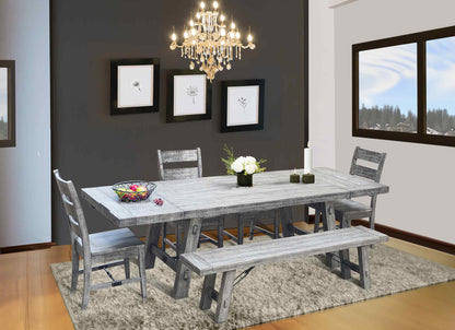 Alpine Extendable Dining Table with Turnbuckle-Dining Tables-Sunny D-LOOMLAN