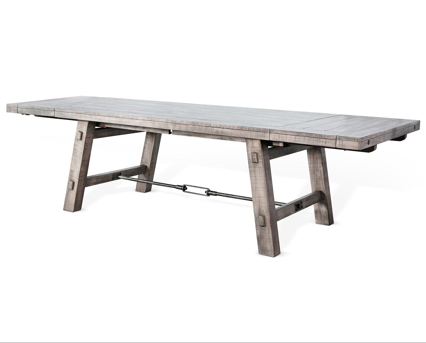 Alpine Extendable Dining Table with Turnbuckle-Dining Tables-Sunny D-LOOMLAN