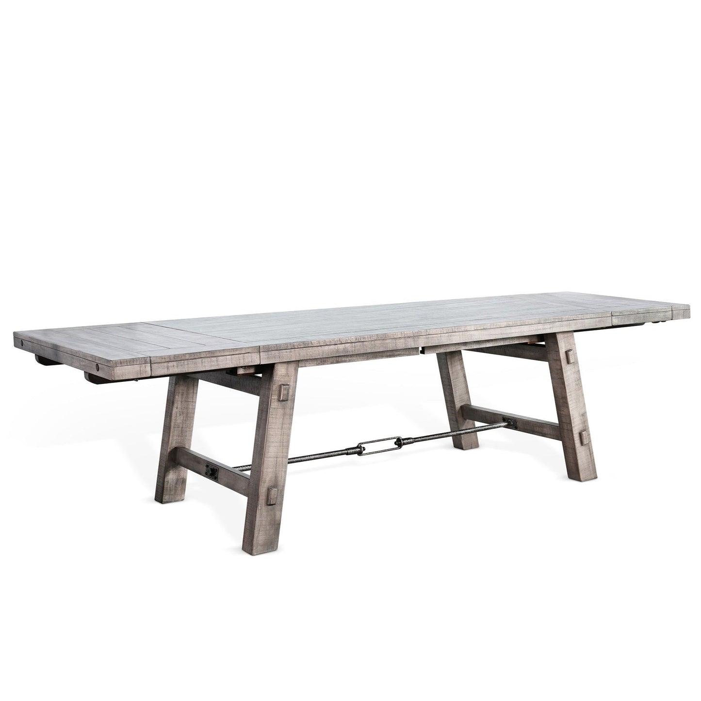 Alpine Extendable Dining Table with Turnbuckle-Dining Tables-Sunny D-LOOMLAN