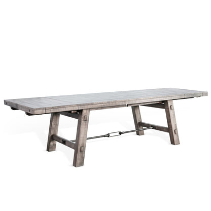 Alpine Extendable Dining Table with Turnbuckle-Dining Tables-Sunny D-LOOMLAN
