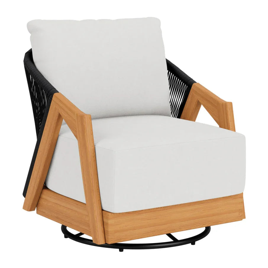 Alpine Swivel Outdoor Lounge Chair-Outdoor Lounge Chairs-Lloyd Flanders-LOOMLAN