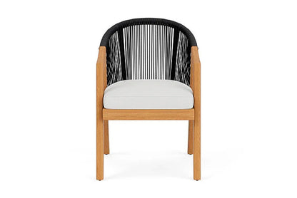 Alpine Teak Wooden Outdoor Dining Armchair-Outdoor Dining Chairs-Lloyd Flanders-LOOMLAN