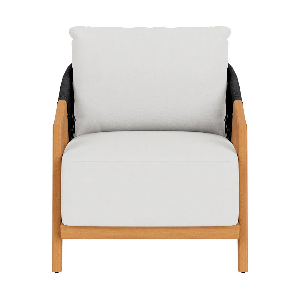 Alpine Teak Wooden Outdoor Lounge Chair-Outdoor Lounge Chairs-Lloyd Flanders-LOOMLAN