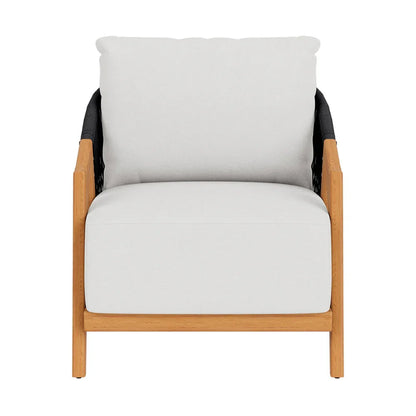 Alpine Teak Wooden Outdoor Lounge Chair-Outdoor Lounge Chairs-Lloyd Flanders-LOOMLAN