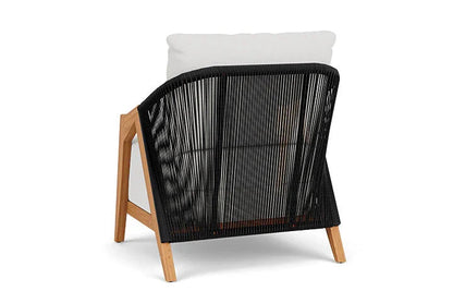 Alpine Teak Wooden Outdoor Lounge Chair-Outdoor Lounge Chairs-Lloyd Flanders-LOOMLAN