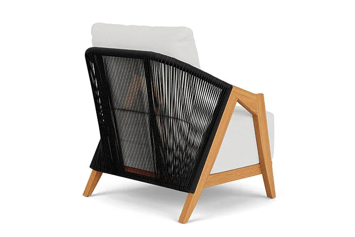 Alpine Teak Wooden Outdoor Lounge Chair-Outdoor Lounge Chairs-Lloyd Flanders-LOOMLAN