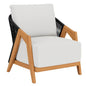 Alpine Teak Wooden Outdoor Lounge Chair-Outdoor Lounge Chairs-Lloyd Flanders-LOOMLAN