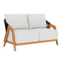 Alpine Teak Wooden Outdoor Loveseat