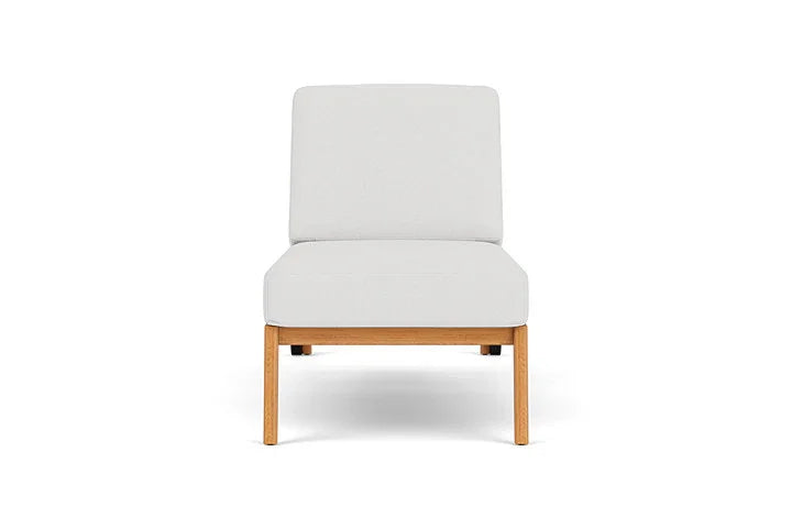 Alpine Teak Wooden Outdoor Pool Chaise-Outdoor Chaises-Lloyd Flanders-LOOMLAN