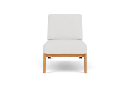 Alpine Teak Wooden Outdoor Pool Chaise-Outdoor Chaises-Lloyd Flanders-LOOMLAN