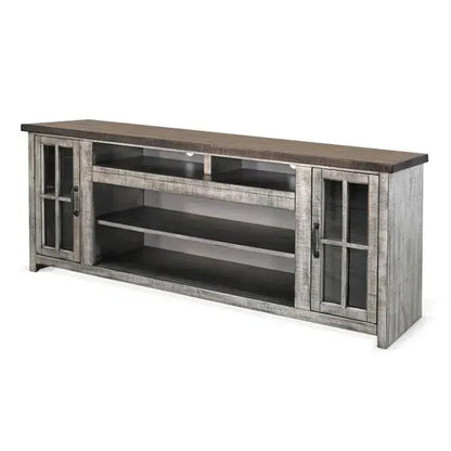 Alpine Two Doors Wooden Media Console