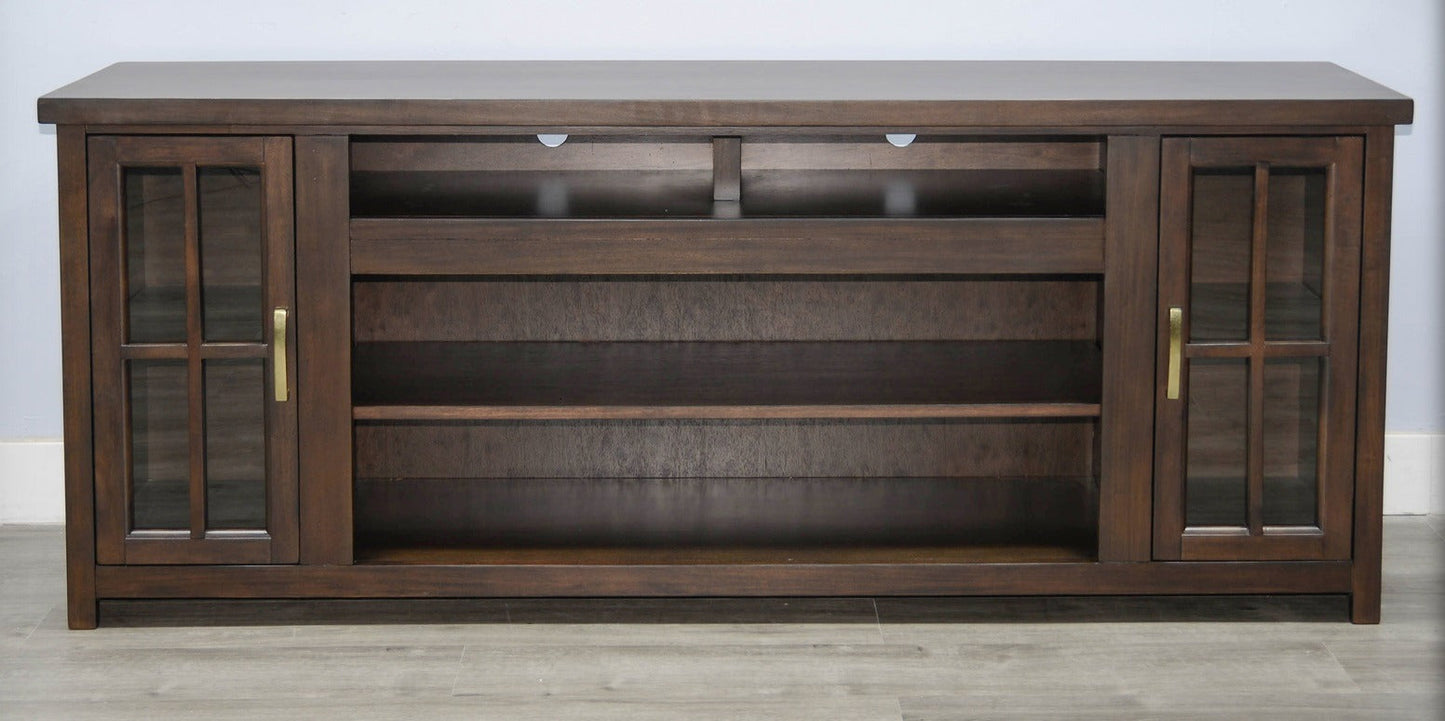 Alpine Two Doors Wooden Media Console