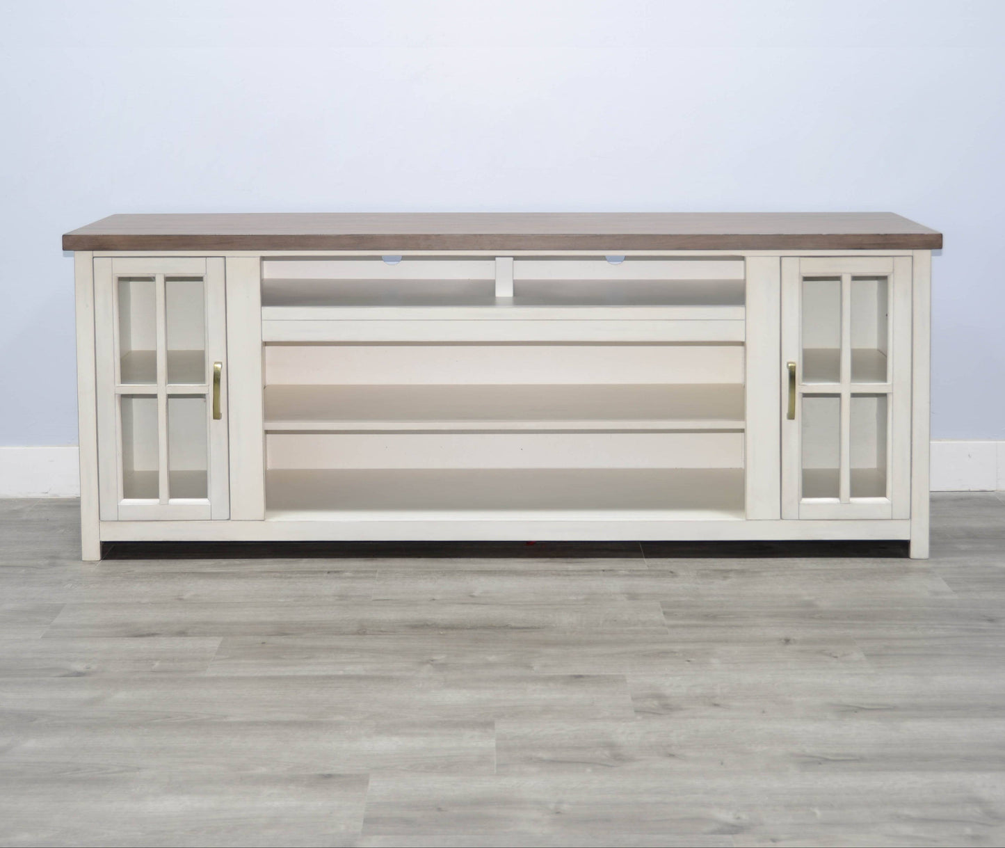Alpine Two Doors Wooden Media Console