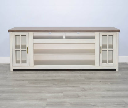 Alpine Two Doors Wooden Media Console