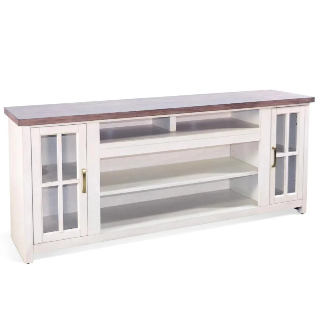 Alpine Two Doors Wooden Media Console