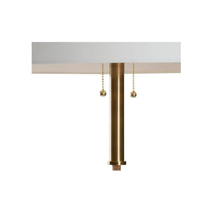 Alsace Marble Base Floor Lamp-Floor Lamps-Wildwood-LOOMLAN