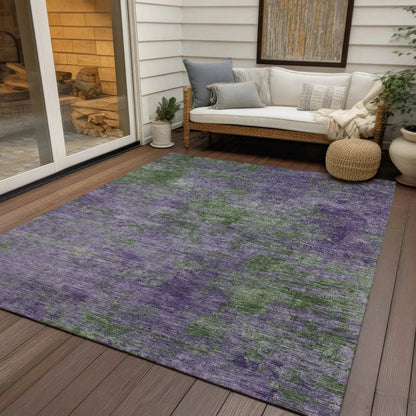 Althea Purple Washable Indoor - Outdoor Rug - LOOMLAN - LOOMLAN Rugs - Outdoor Rugs