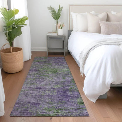 Althea Purple Washable Indoor - Outdoor Rug - LOOMLAN - LOOMLAN Rugs - Outdoor Rugs