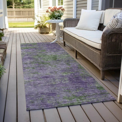 Althea Purple Washable Indoor - Outdoor Rug - LOOMLAN - LOOMLAN Rugs - Outdoor Rugs