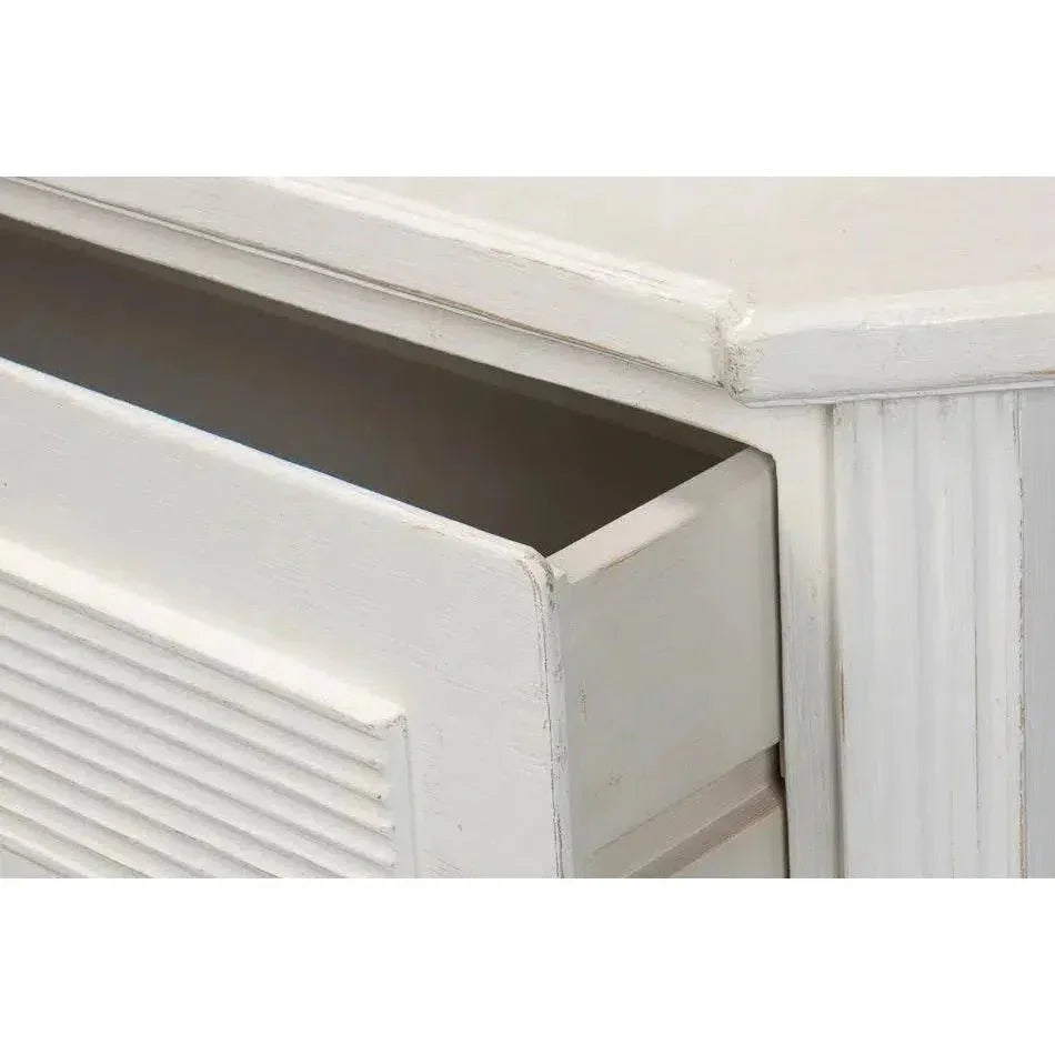 Altus Commode Antique White Three Drawers Chest - LOOMLAN - Sarreid - Chests