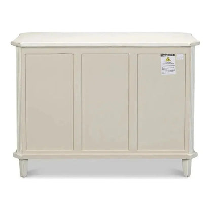 Altus Commode Antique White Three Drawers Chest - LOOMLAN - Sarreid - Chests