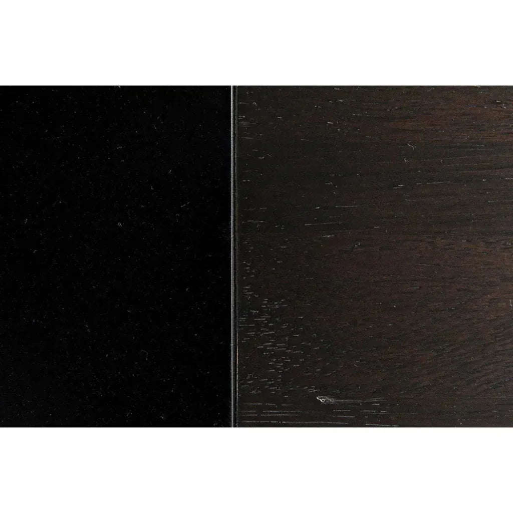 Alvaro Desk, Black Steel with Ebony Walnut-Home Office Desks-Noir-LOOMLAN