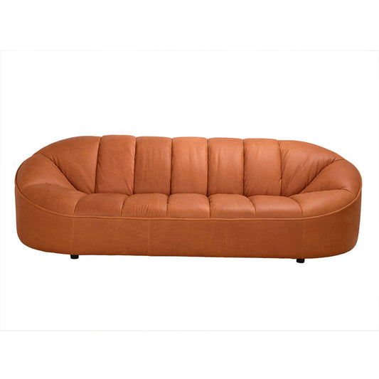 Amadeus Roman Red Leather Sofa