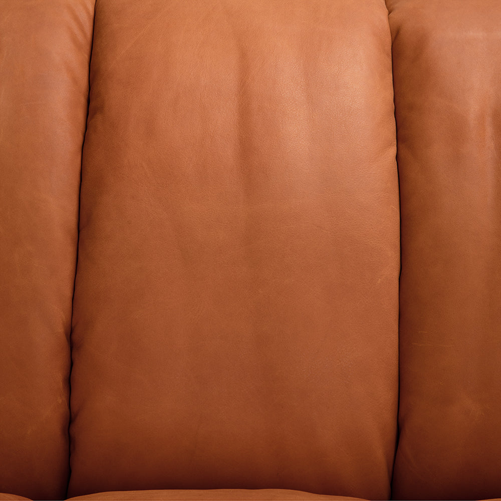 Amadeus Roman Red Leather Sofa