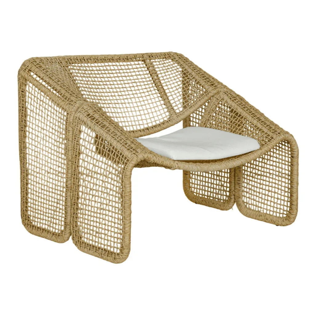 Amalfi Aluminum Framed Patio Chair-Outdoor Accent Chairs-Artesia-LOOMLAN