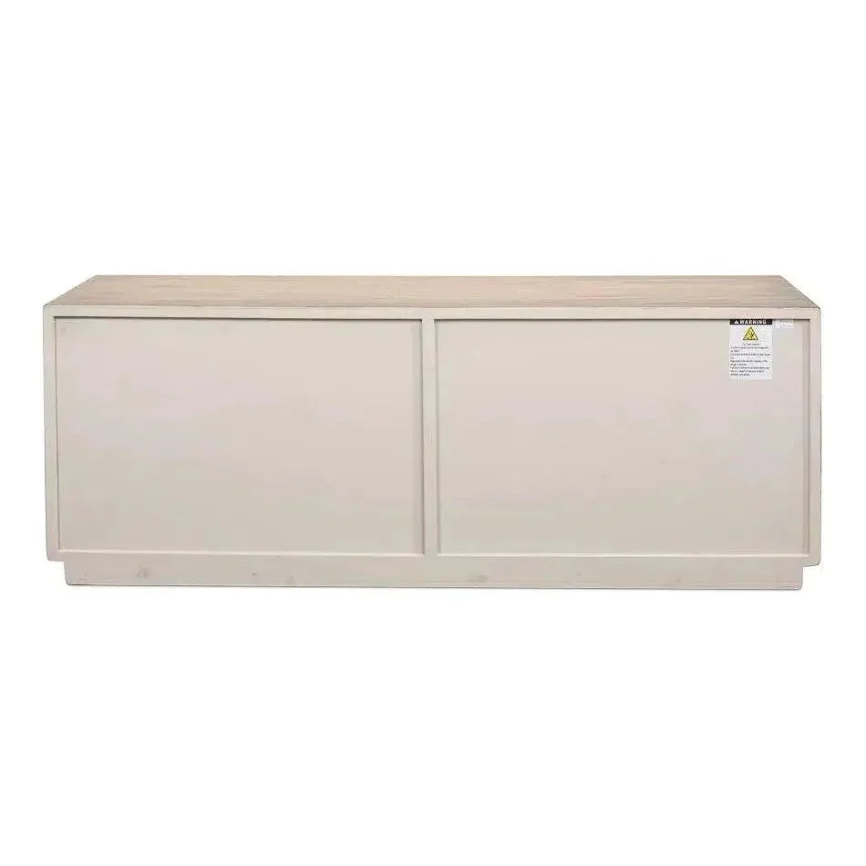 Amalia TV Stand Stone Grey - LOOMLAN - Sarreid - TV Stands & Media Centers