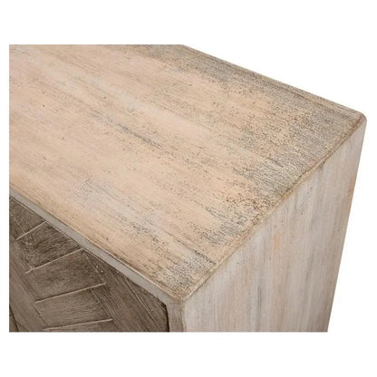 Amalia TV Stand Stone Grey - LOOMLAN - Sarreid - TV Stands & Media Centers