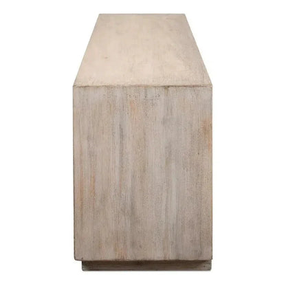 Amalia TV Stand Stone Grey - LOOMLAN - Sarreid - TV Stands & Media Centers