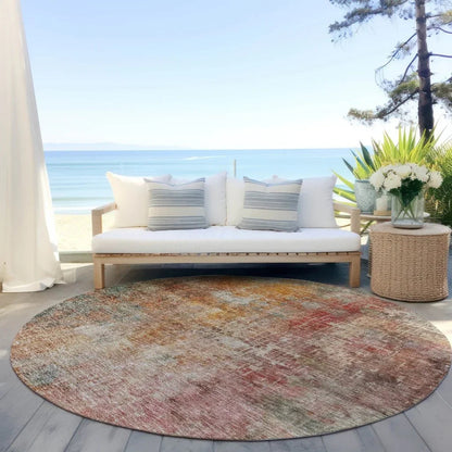 Amalina Brown Washable Indoor - Outdoor Rug - LOOMLAN - LOOMLAN Rugs - Outdoor Rugs