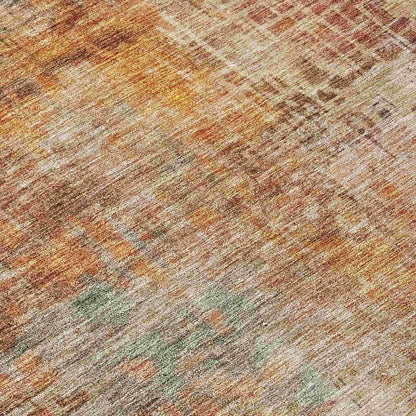 Amalina Brown Washable Indoor - Outdoor Rug - LOOMLAN - LOOMLAN Rugs - Outdoor Rugs