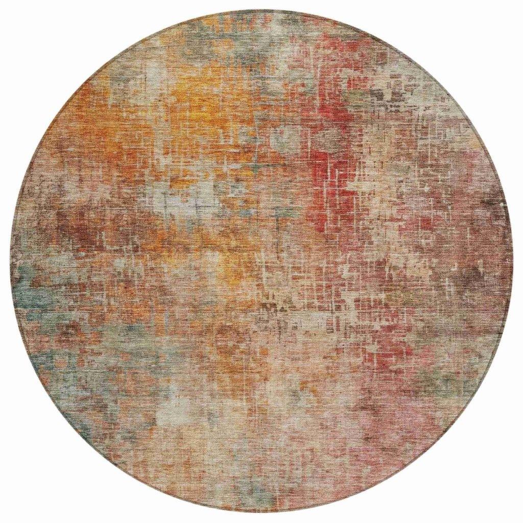 Amalina Brown Washable Indoor - Outdoor Rug - LOOMLAN - LOOMLAN Rugs - Outdoor Rugs